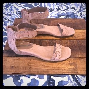 Cork wedge sandals by A2 Aerosoles